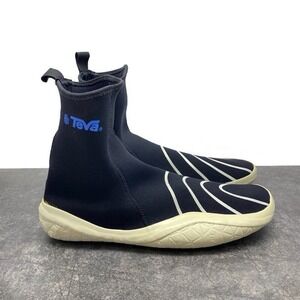 TEVA Spider Tec Black Neoprene Boots Mens US 10 Diving Scuba Surfing Travel 6624